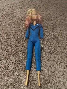 Mattel Fantastic 4 Invisible Woman Barbie Doll